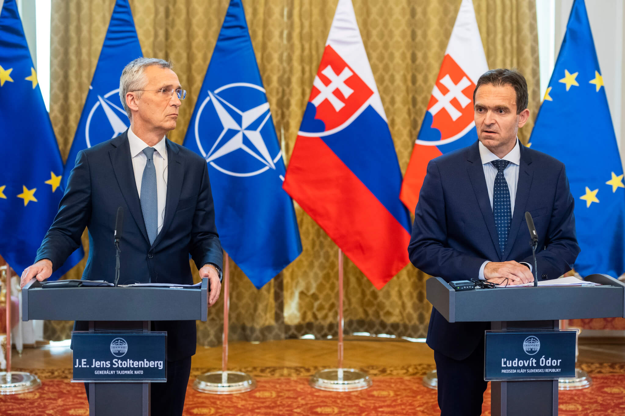 Jens Stoltenberg a Ľudovít Ódor