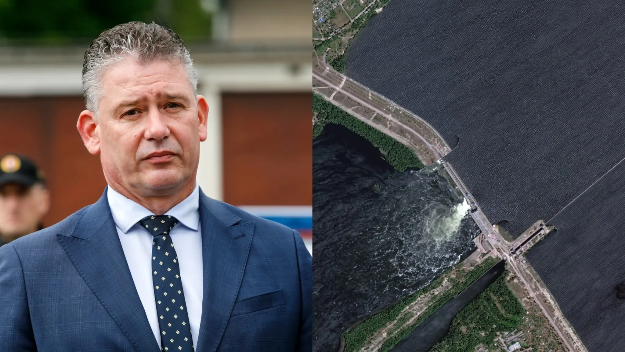 Roman Mikulec a priehrada Nova Kachovka