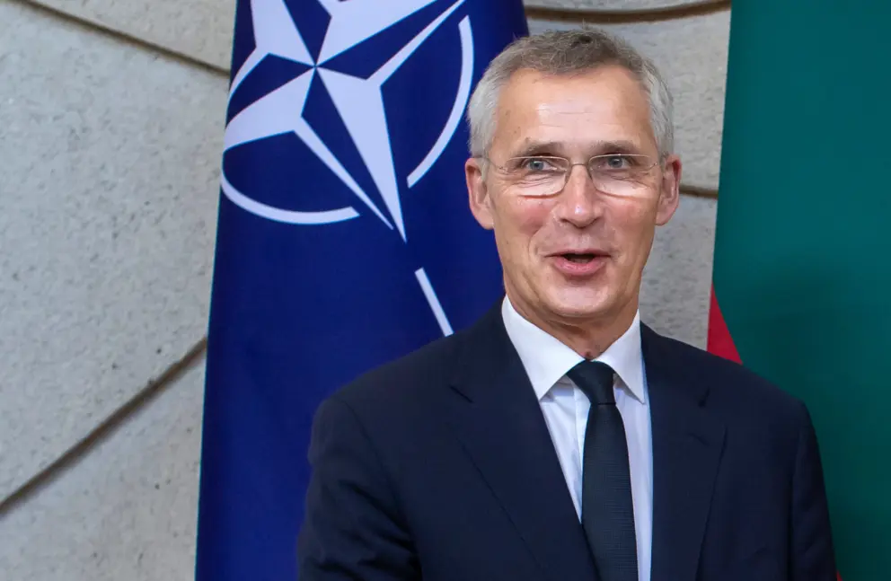 Na snímke generálny tajomník NATO Jens Stoltenberg pred stretnutím vo Vilniuse 27. júna 2023. FOTO TASR/AP