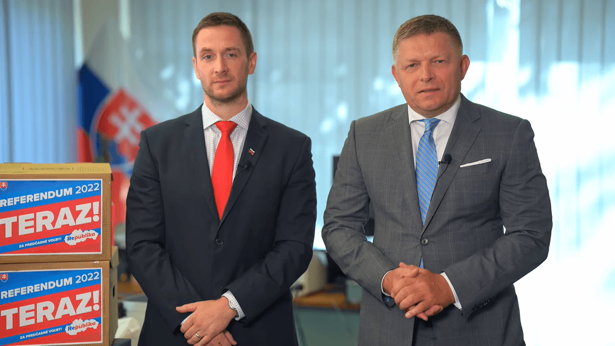 Robert Fico a Milan Uhrík