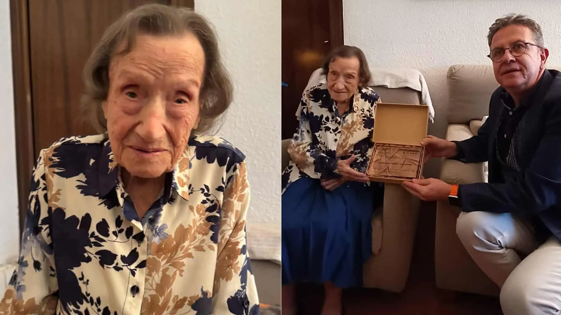 Najstaršia španielska žena Angelina Torres Vallbona