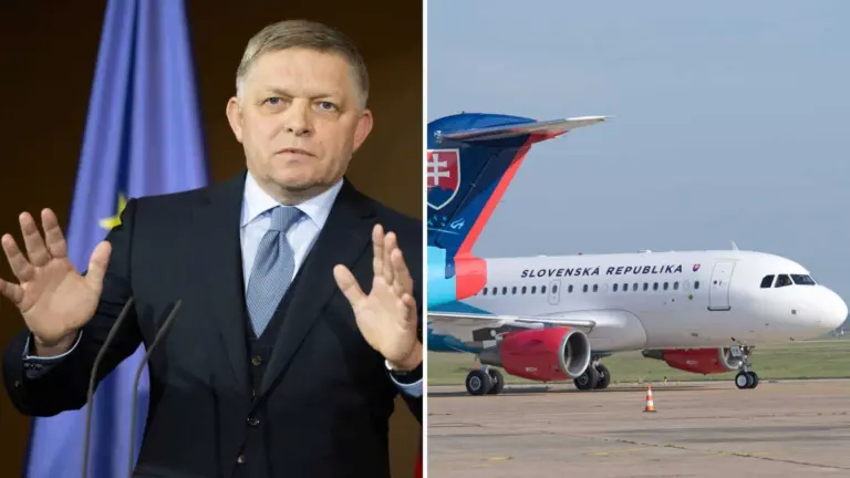 Robert Fico lietadlo