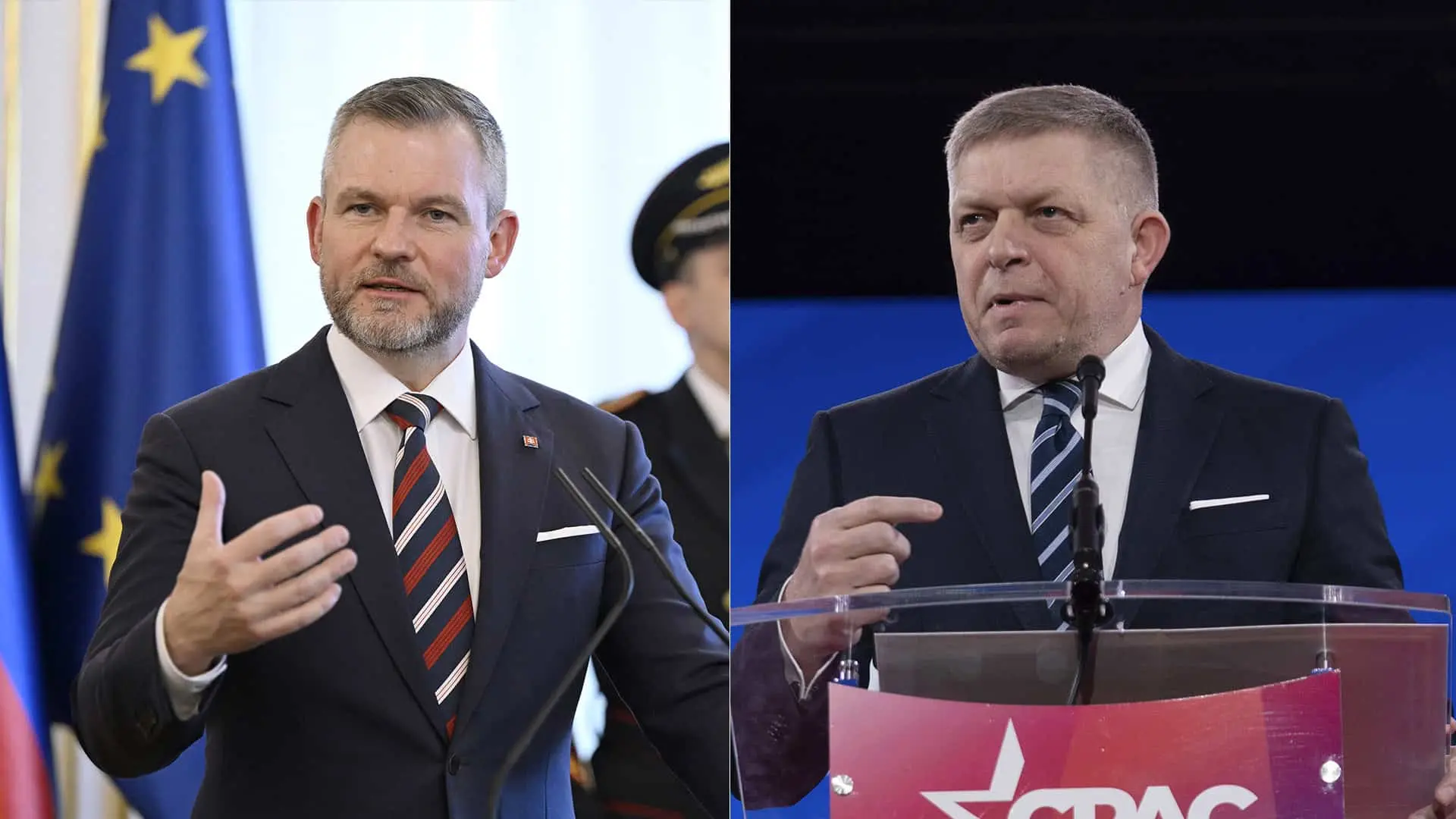 prezident Peter Pellegrini a premiér Robert Fico