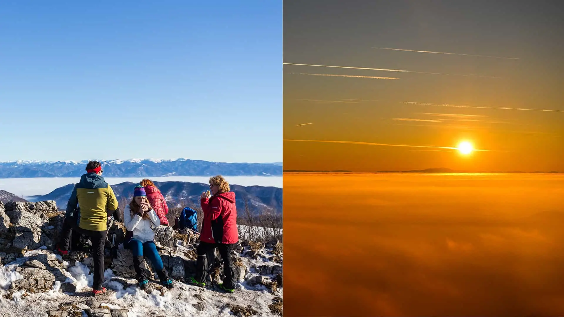 počasie oteplenie slnko turisti