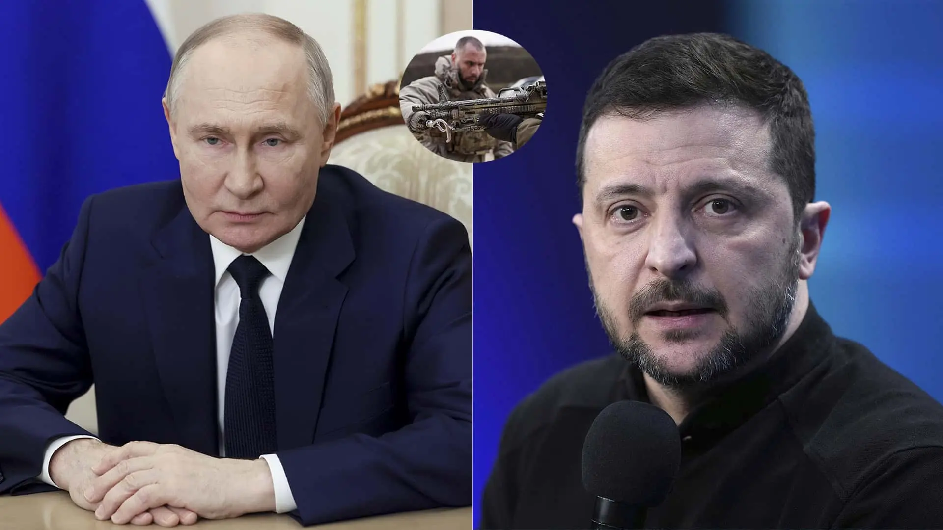Zelenskyj Putin vojna