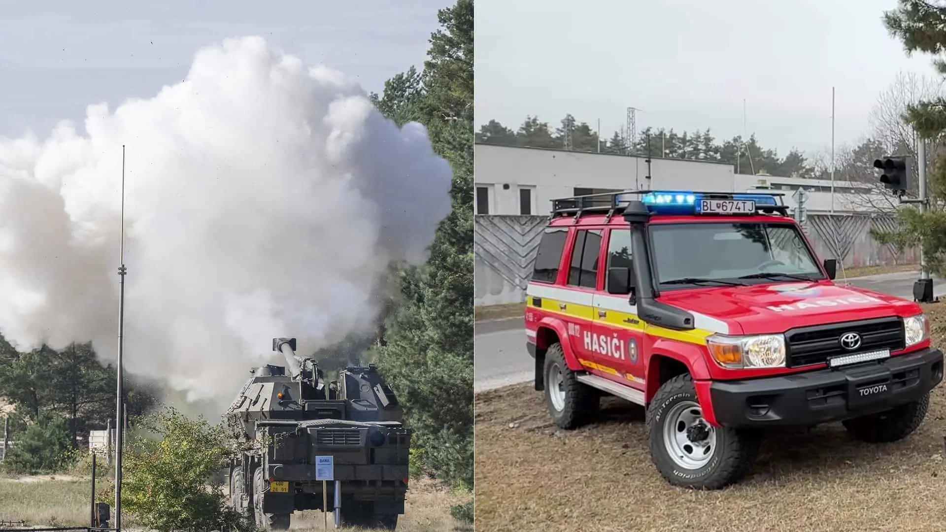 Záhorie hasiči streľba