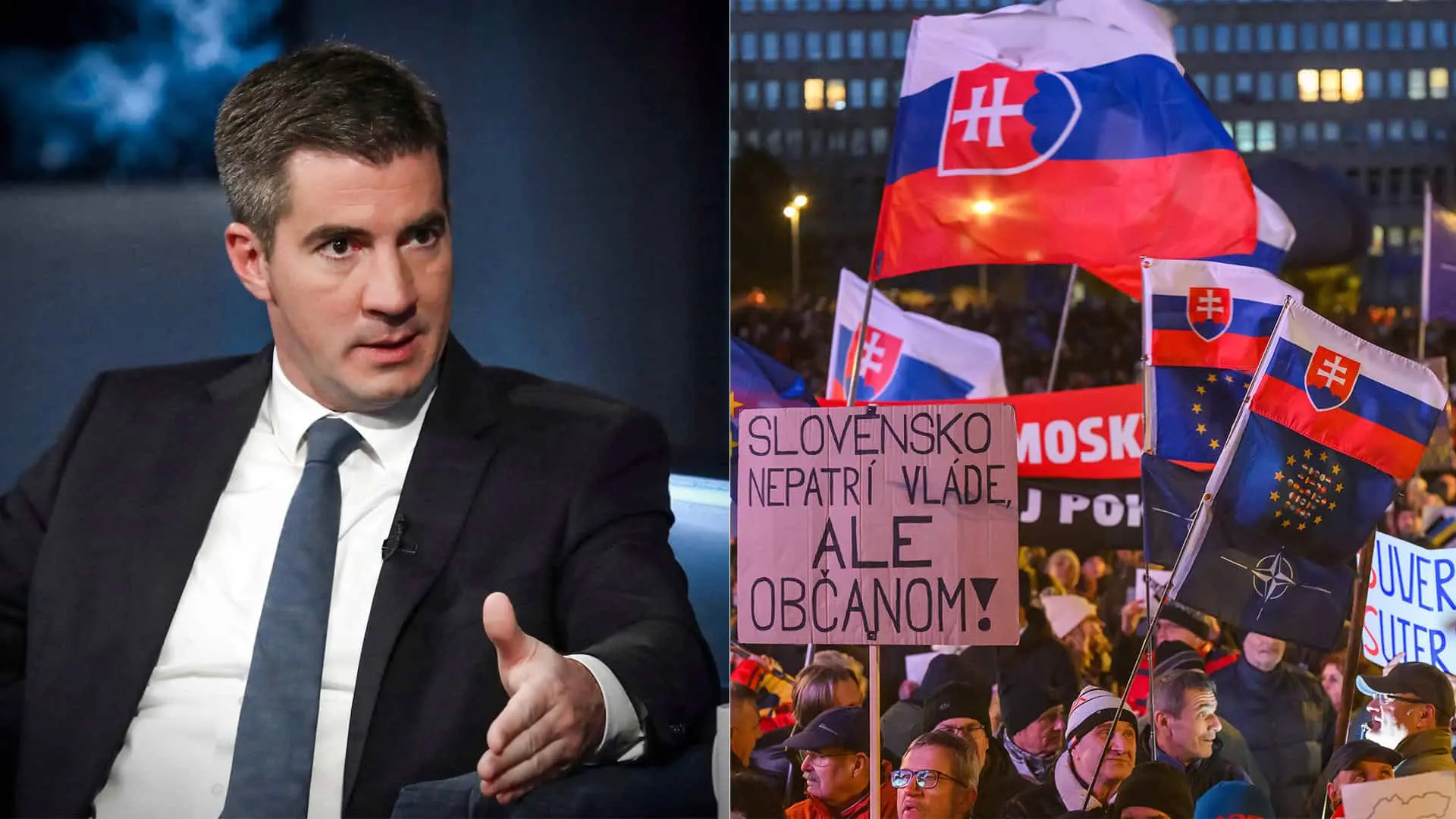 Kocsis Máté protest SR