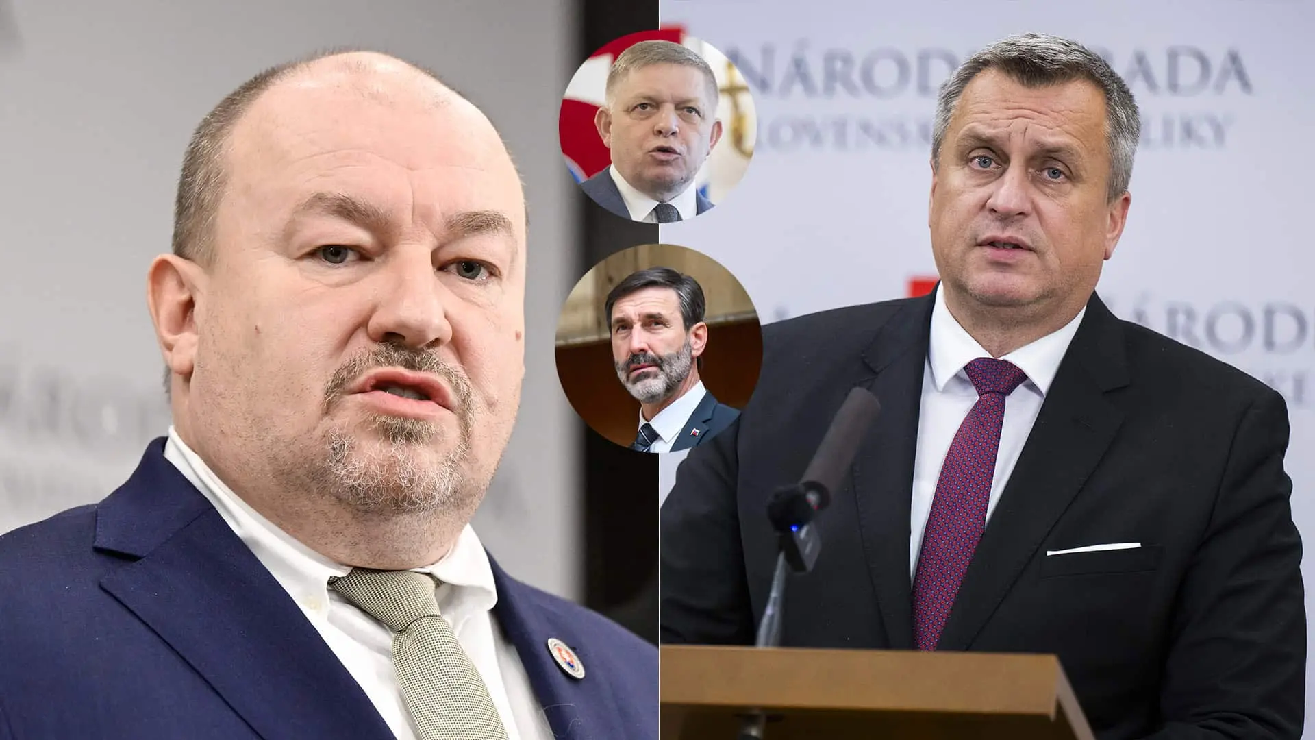 Rudolf Huliak Andrej Danko Robert Fico Juraj Blanár