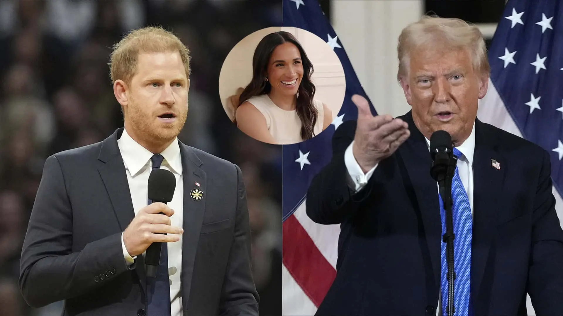 Harry, Meghan Markle a prezident USA Trump