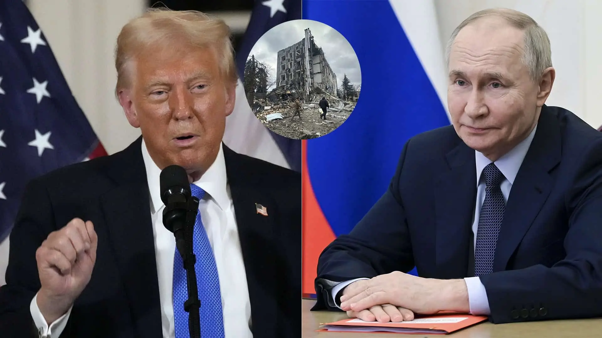 Donald Putin Ukrajina
