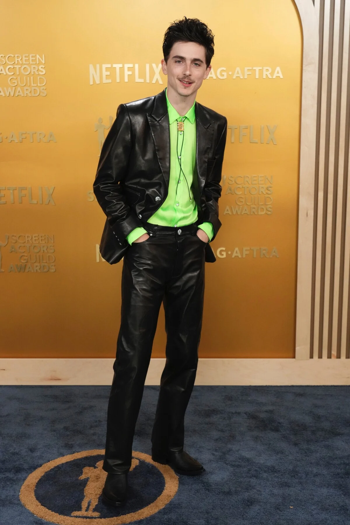 Timothée ChalametZdroj: <a href="//www.instagram.com/sagawards/”">Instagram/sagawards</a>