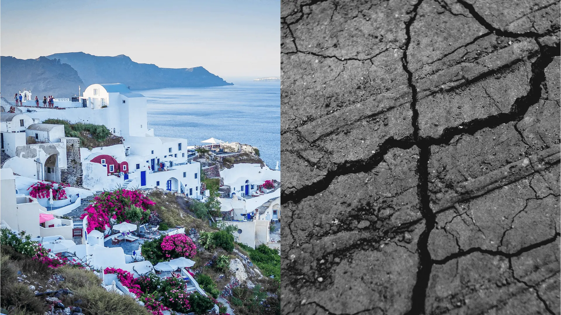 santorini zemetrasenie