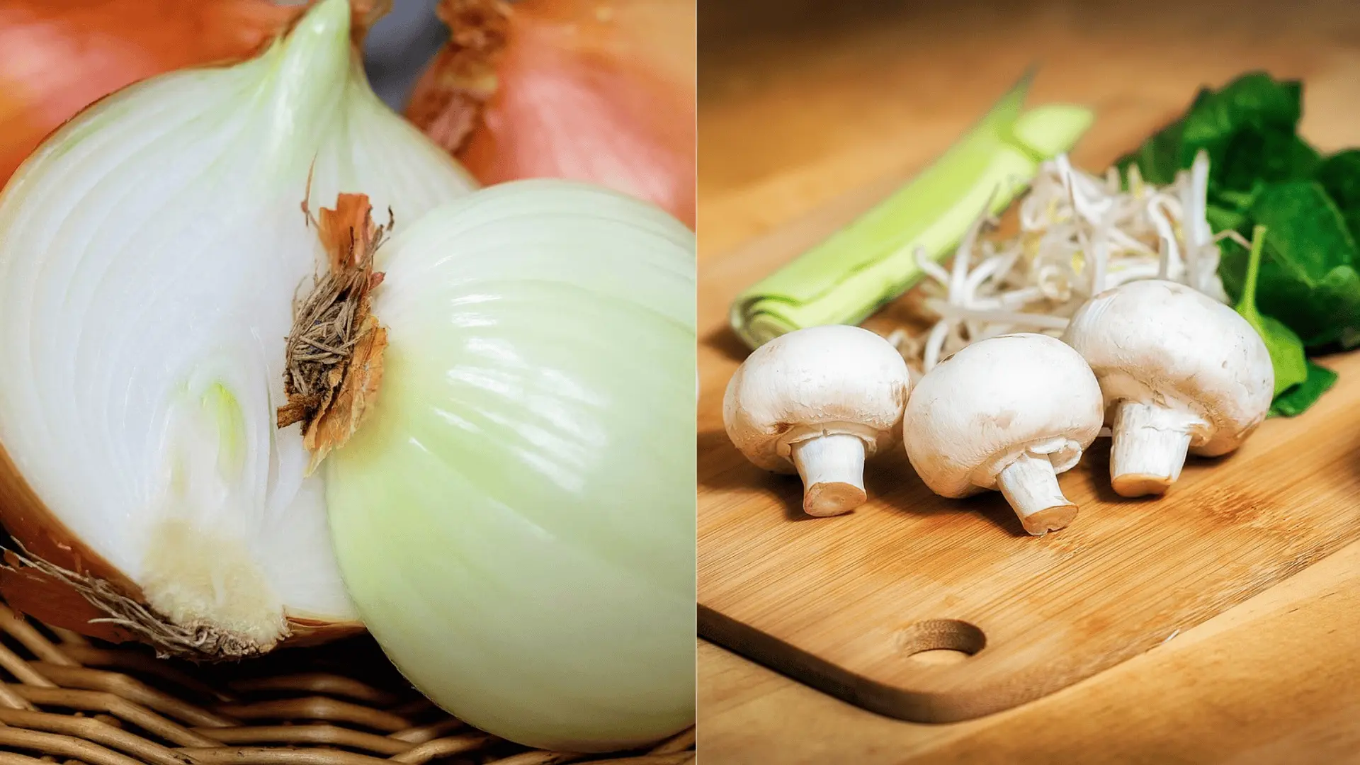 zelenina, cibuľa, cesnak, špenát, zemiaky, huby