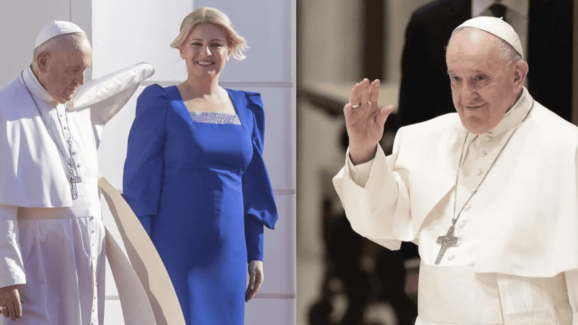 čaputová, pápež františek, choroba