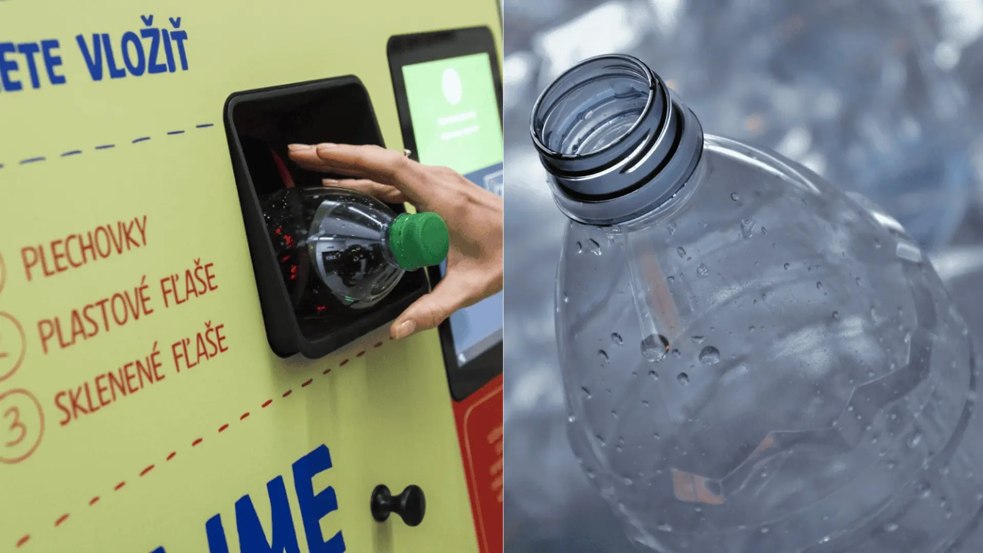 fľaša, zálohovanie, plast