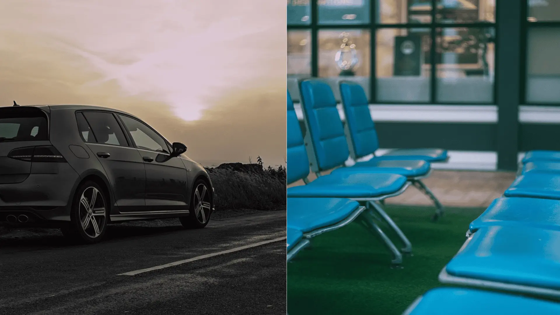 auto, parkovisko. letisko