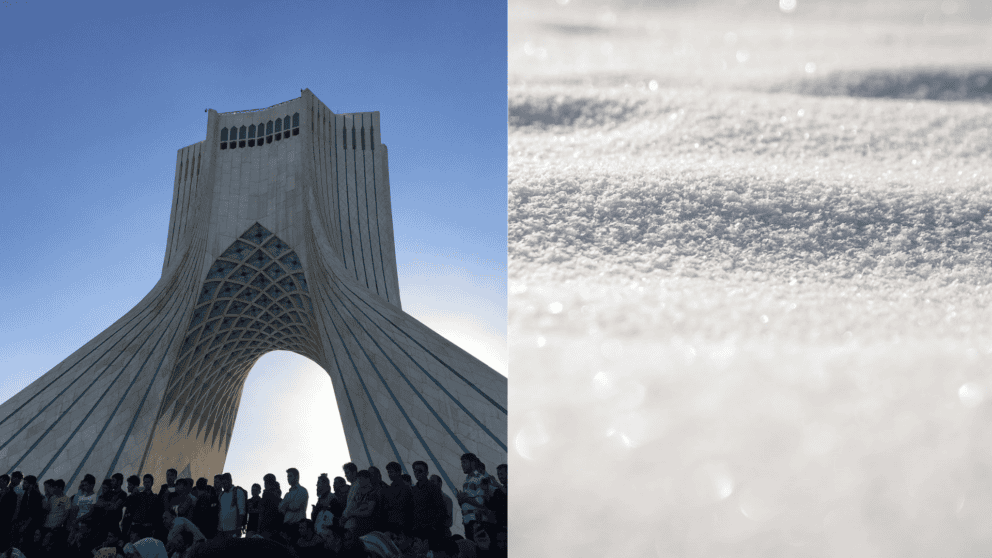 zima, Irán