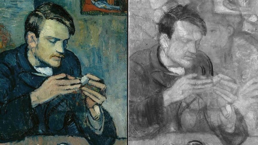 Picasso, obraz, portrét ženy