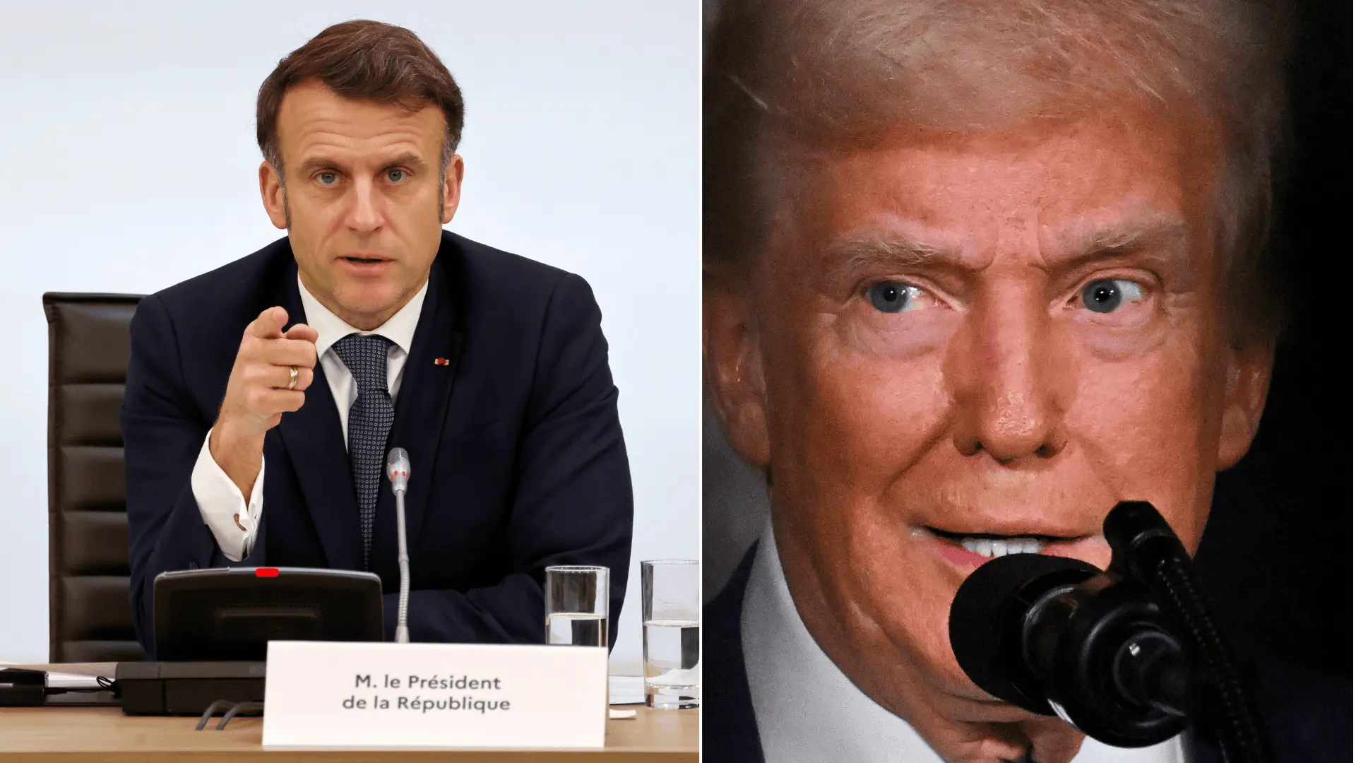 Macron Trump