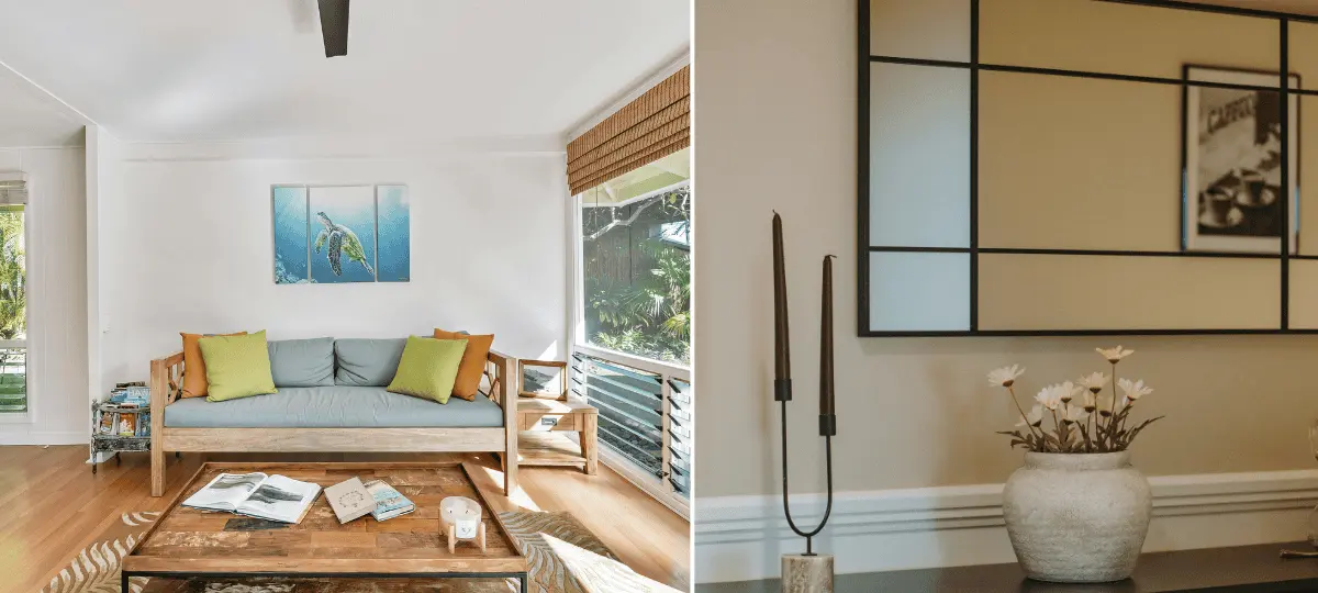 interiér, zväčšenie, opticky, zrkadlo