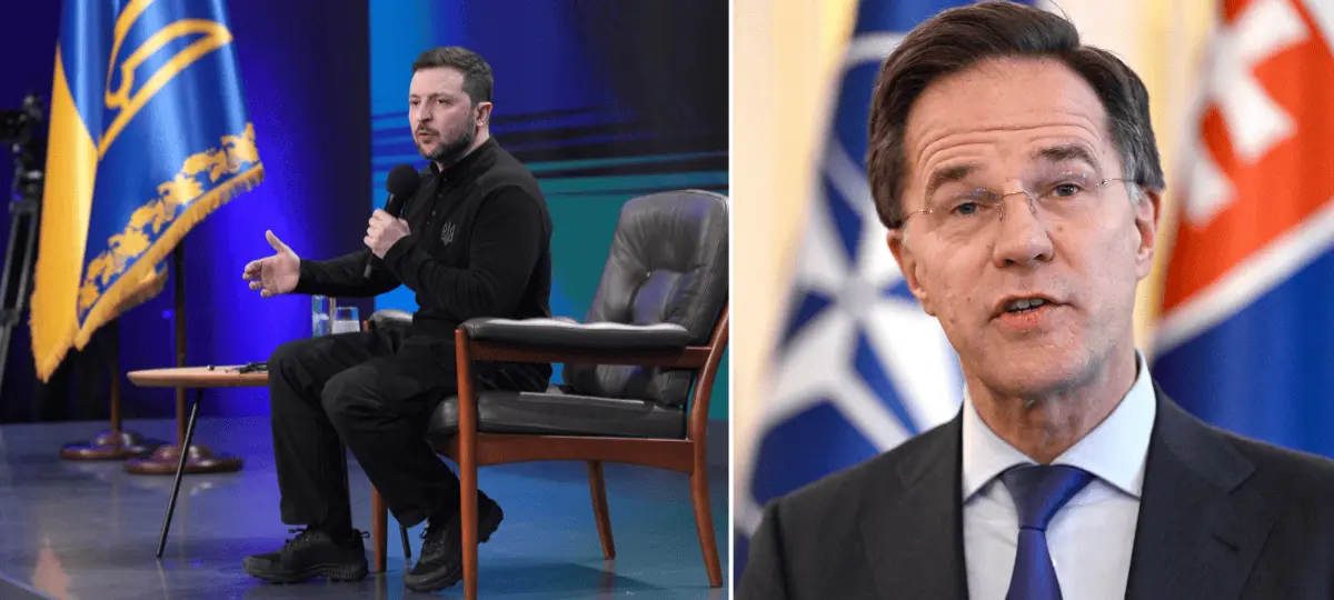 Zelenskyj, Rutte, členstvo, NATO