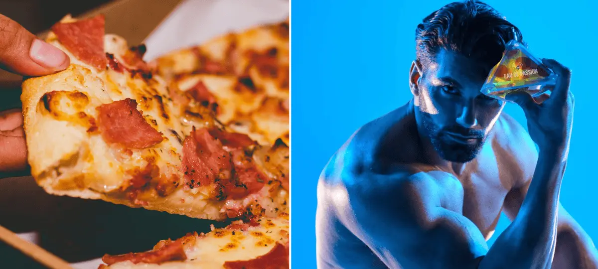 pizza, parfém, Domino's