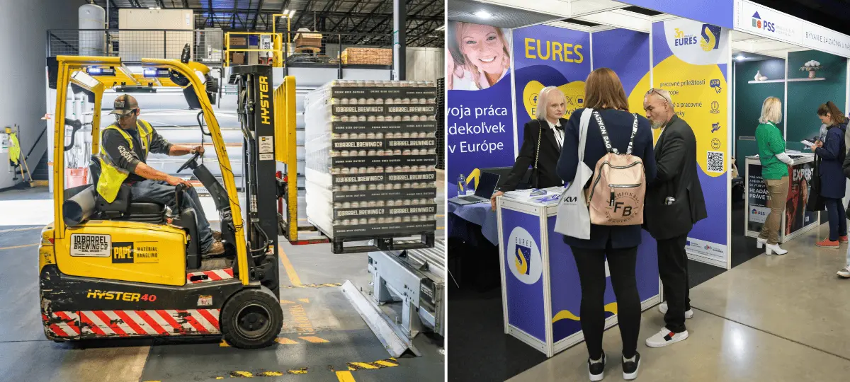 práca, Slovensko, zahraničie