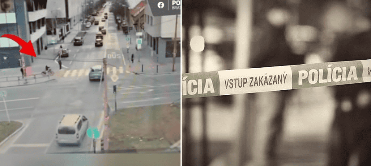 Račianske mýto, útok, cyklistka