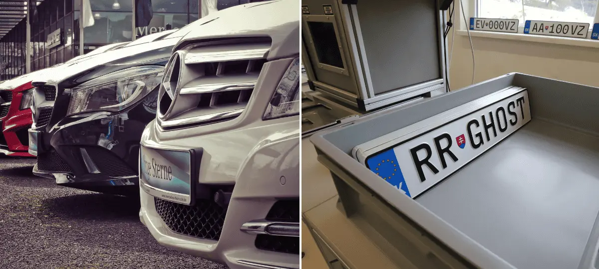 EČV, legálne, zistenie