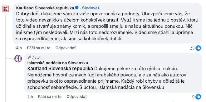 Kaufland, ospravedlnenie, reklama, Arabi