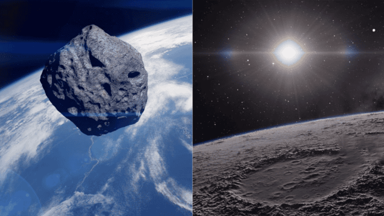 zem mesiac asteroid