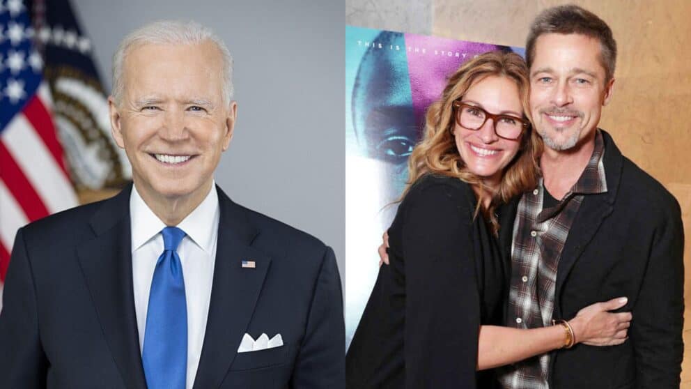 Joe Biden, Brad Pitt, Julia Roberts