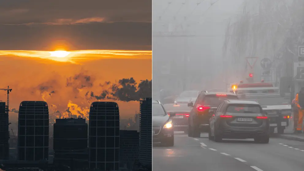 počasie na pondelok, 3. gebruár, obláčno, hmla, výstražný stupen