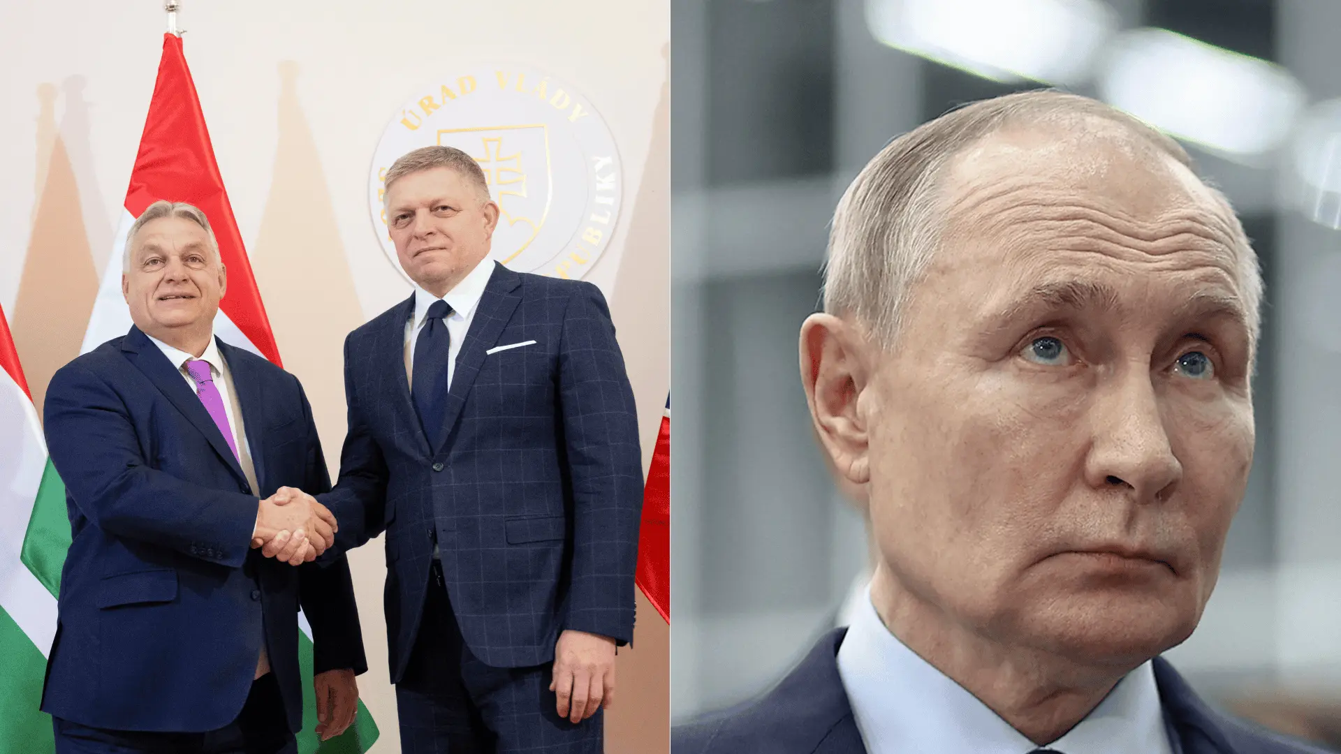 Viktor Orbán s Ficom a Putin