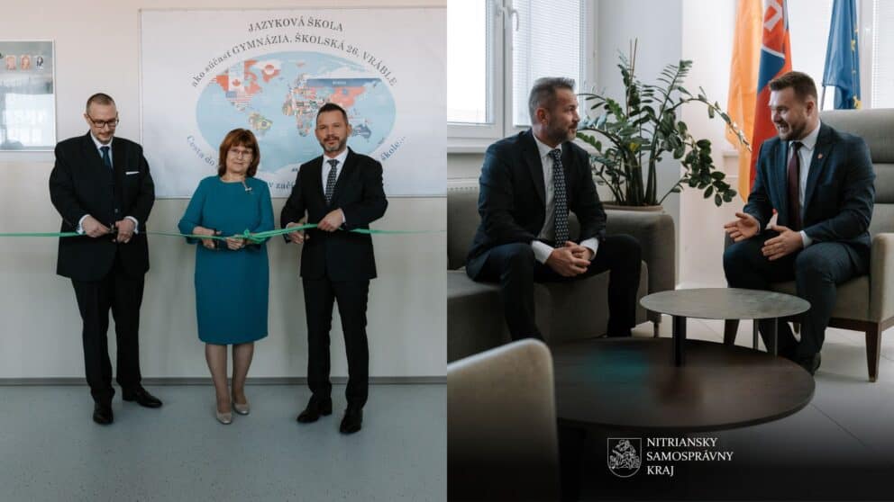 Predseda Nitrianskeho samosprávneho kraja Branislav Becík navštívil mesto Vráble