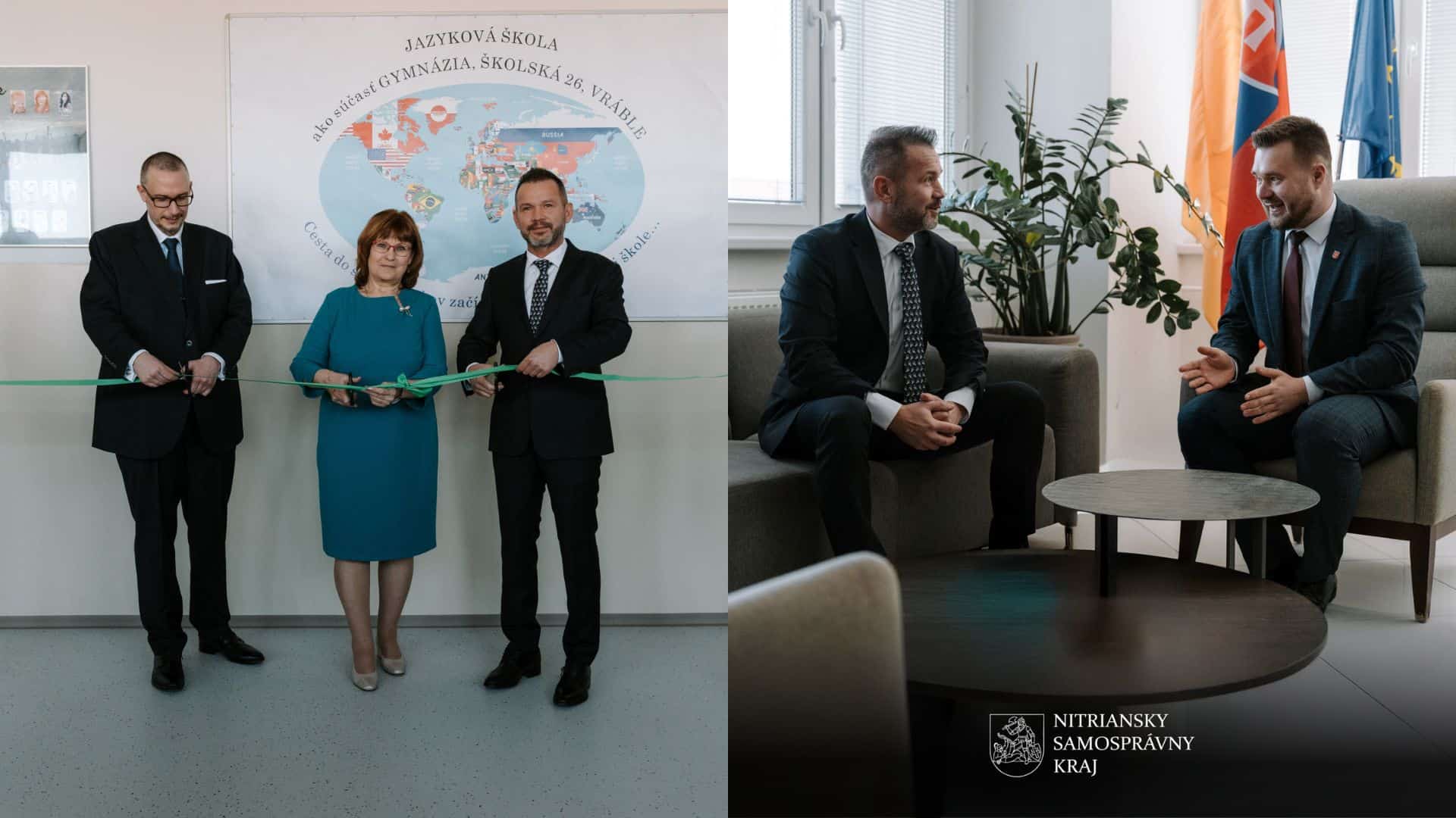 Predseda Nitrianskeho samosprávneho kraja Branislav Becík navštívil mesto Vráble