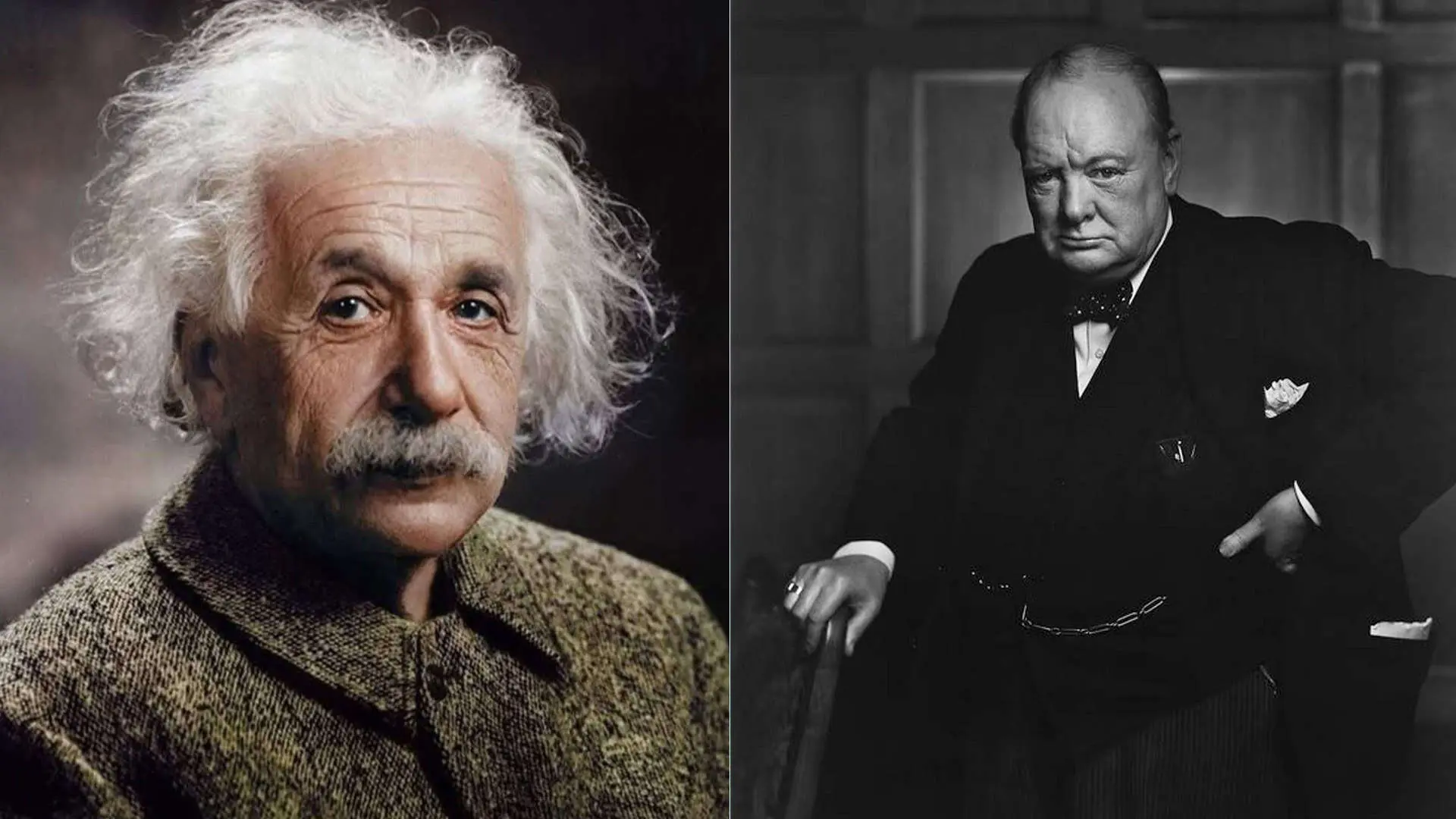 Albert Einstein Winston Churchill