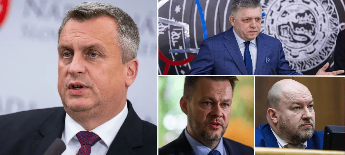 Andrej Danko, Robert Fico, Samuel Migaľ, Rudolf Huliak