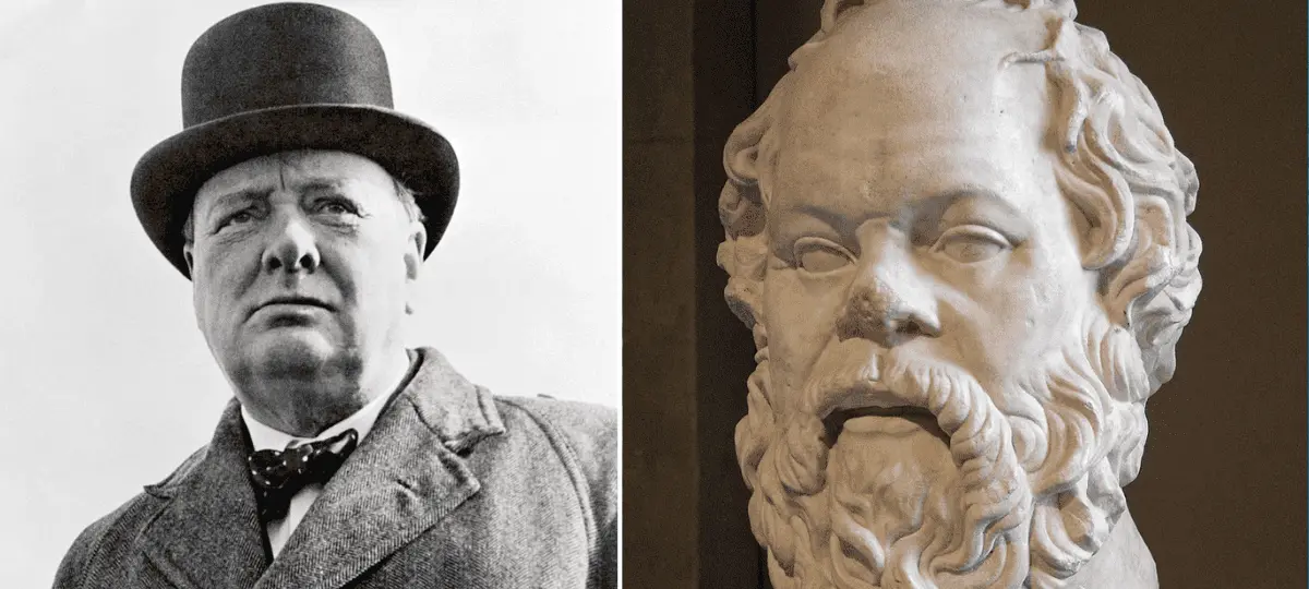 Winston Churchill, Sokrates, výroky