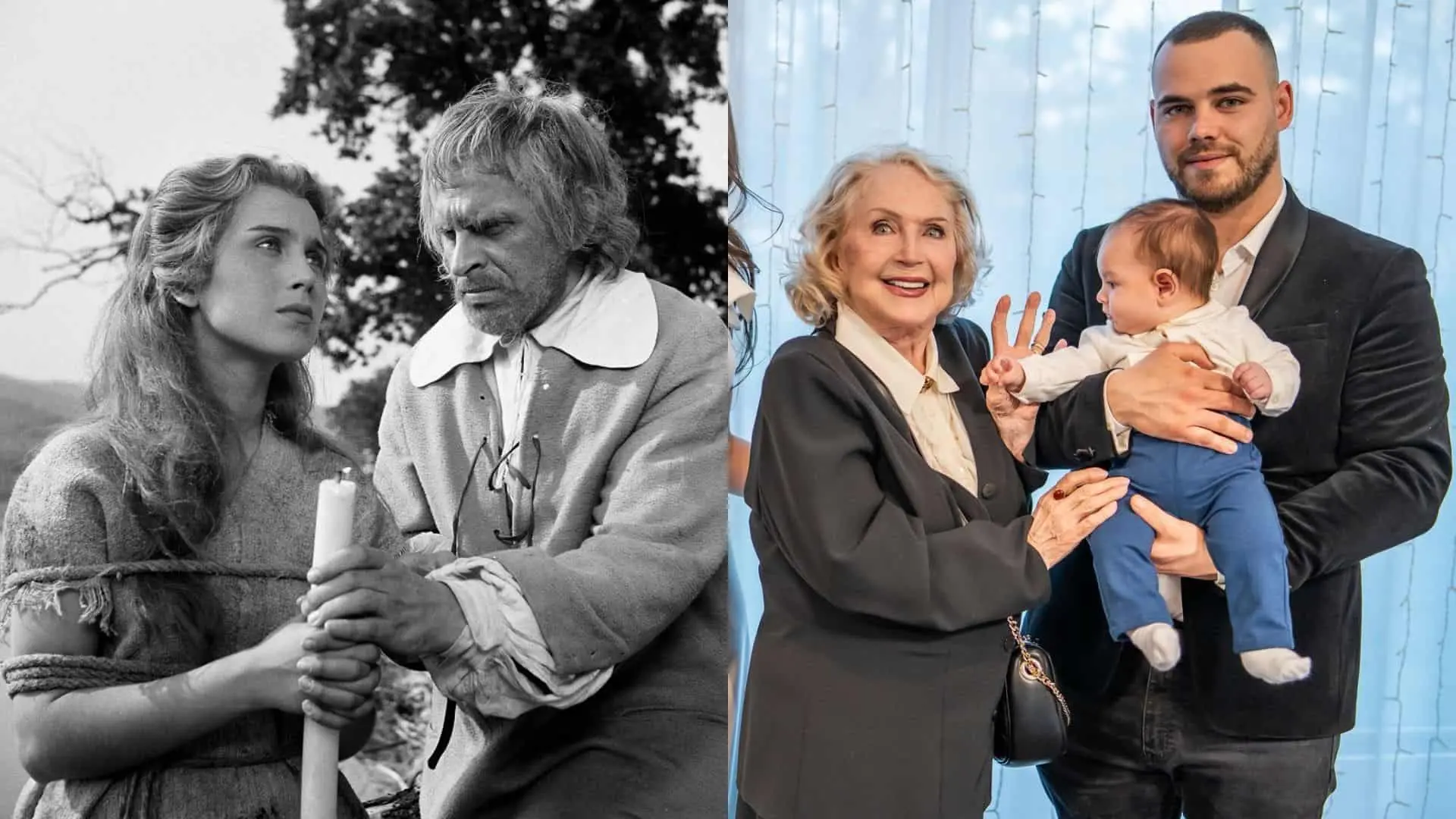 Herečka Oľga Zöllnerová s rodinou