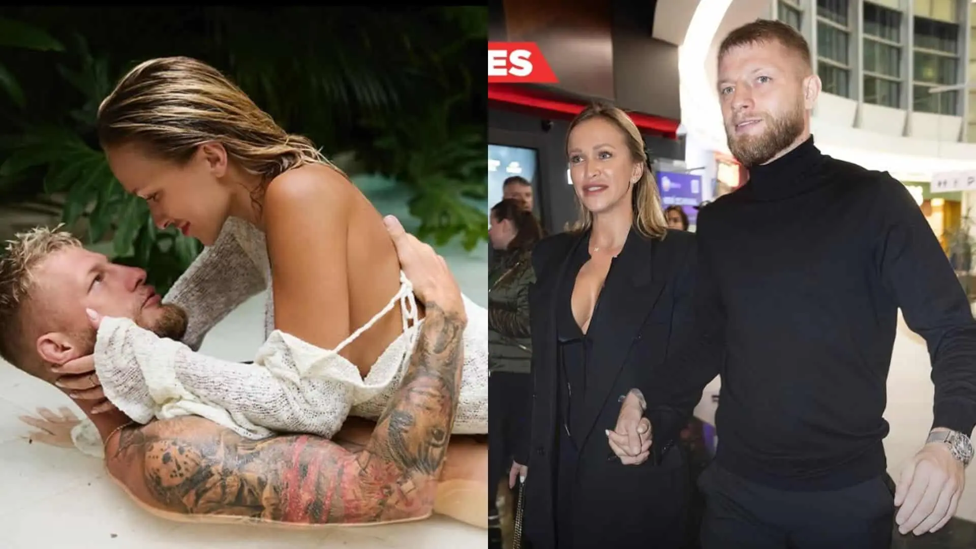 Influencerka Nela Slováková a zápasník MMA Radek Roušal.