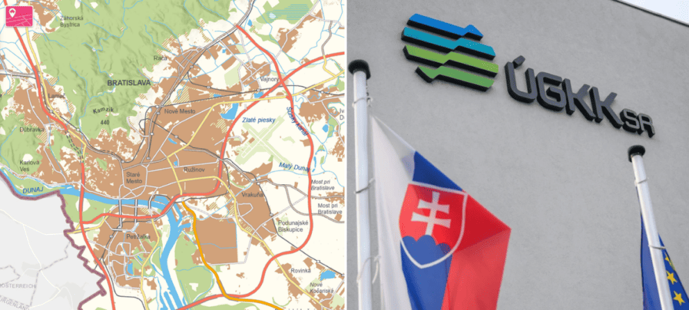 kataster mapa