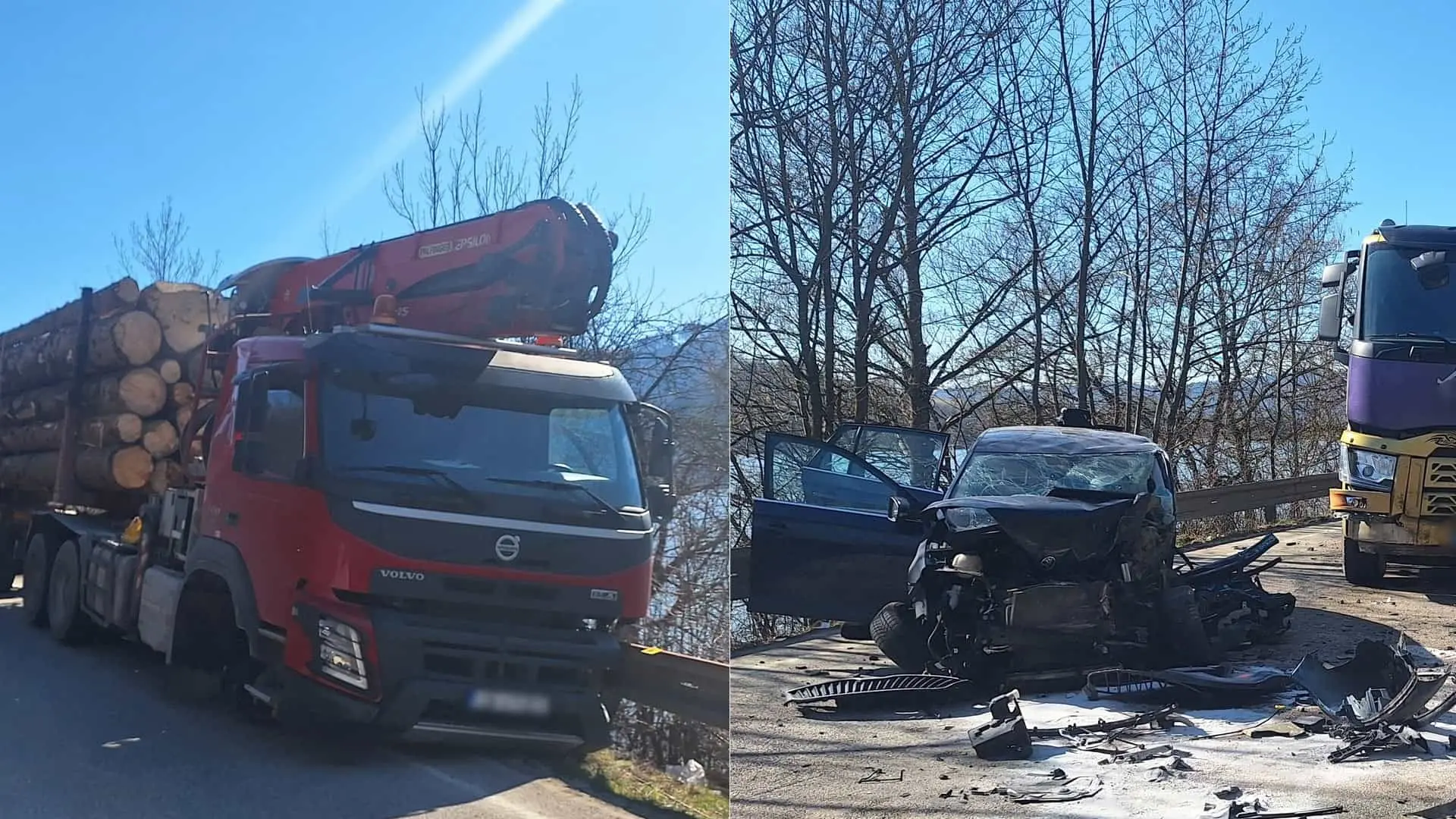 nehoda auto kamión