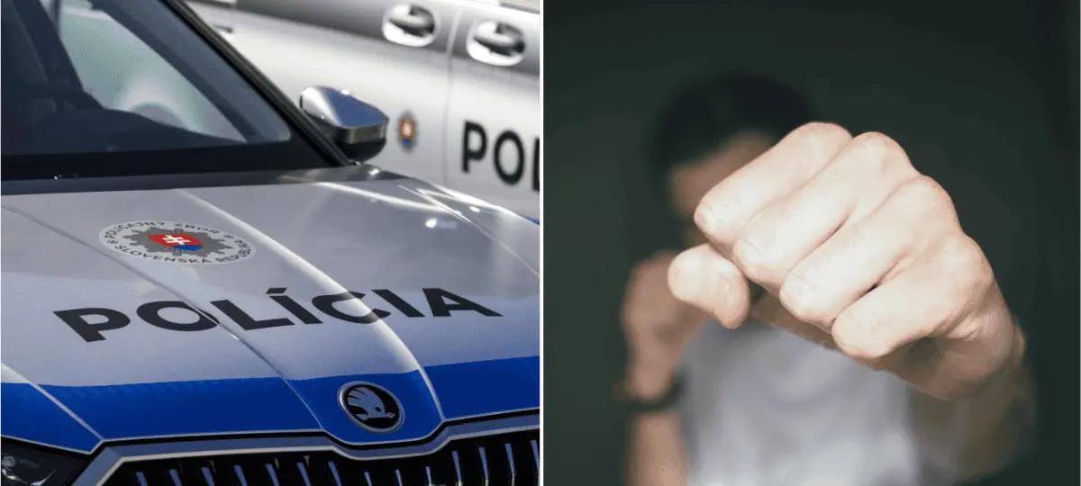 polícia-bitka