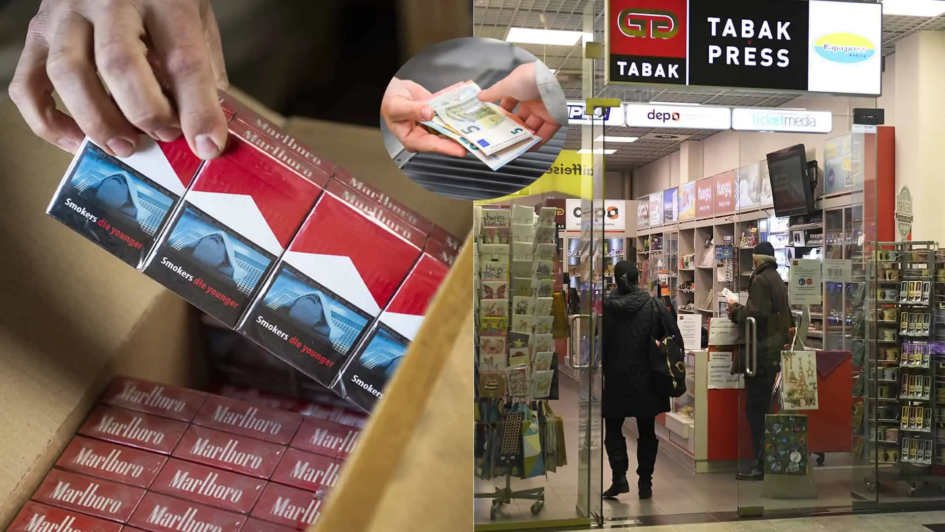 tabakové výrobky cigarety trafika