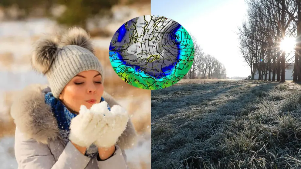 počasie mráz sneh zima