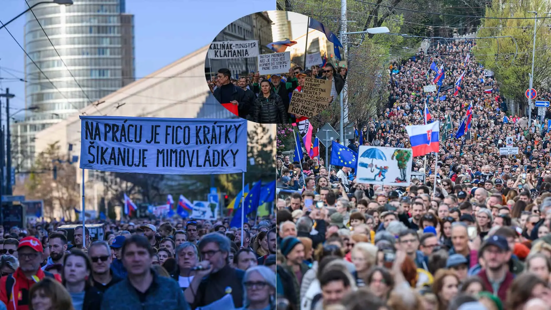 Pochod„Nie ruskému zákonu!“ v Bratislave