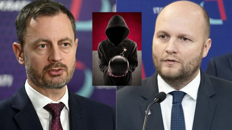 Heger Naď vyhrážky bomba