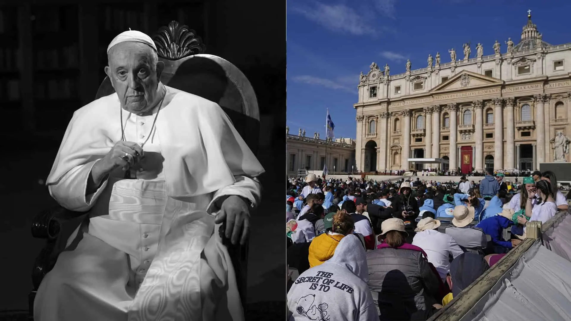 Pápež František hrob