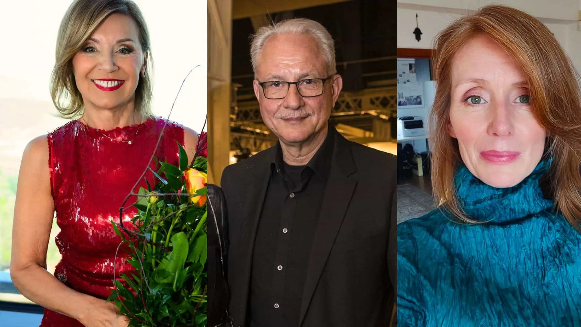 Alena Heribanová (vľavo), Jozef Heriban (v strede) a Vanda Tureková (vpravo).